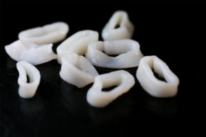 blanched pacific squid ring